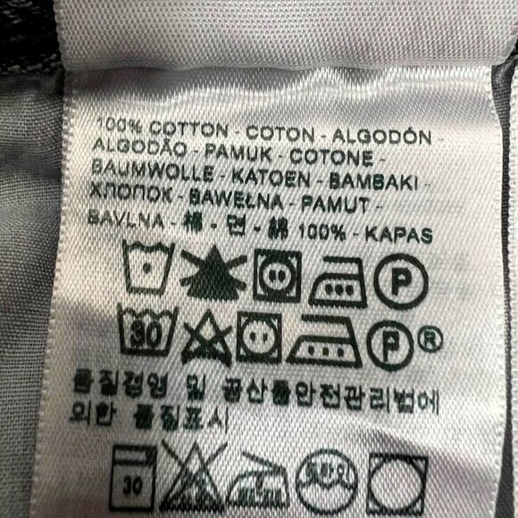 Levi's Skirt Women's Size 30 Black Wash Rigid Denim Side Slit Jean Midi Classic - Picture 8 of 15